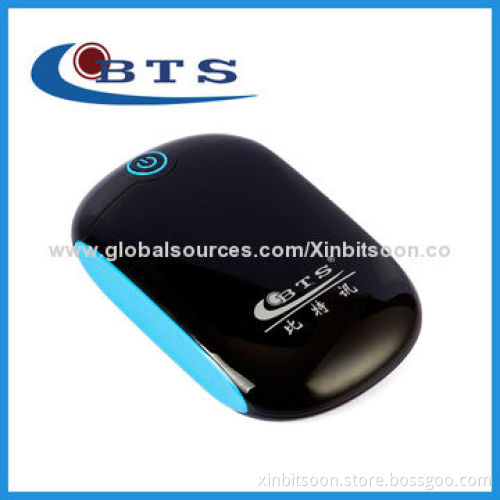 Portable power bank with 6,600mAh capacity with 3 indicator light